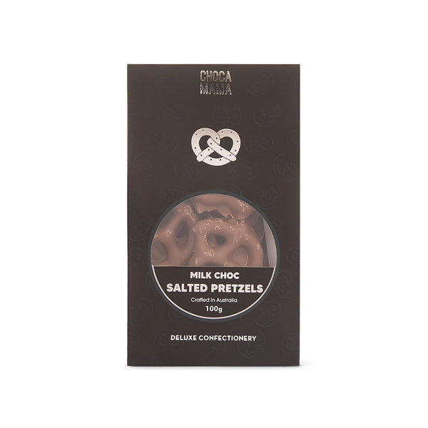 'Chocamama' Milk Chocolate Salted Pretzels