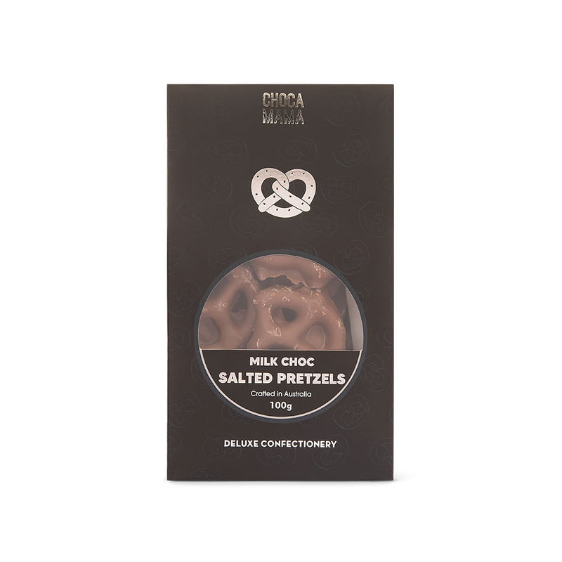 'Chocamama' Milk Chocolate Salted Pretzels
