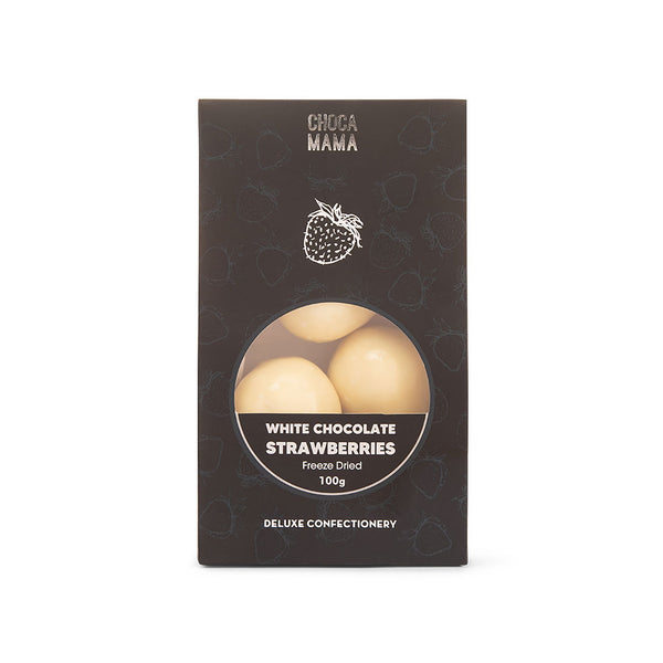 'Chocamama' White Chocolate Strawberries