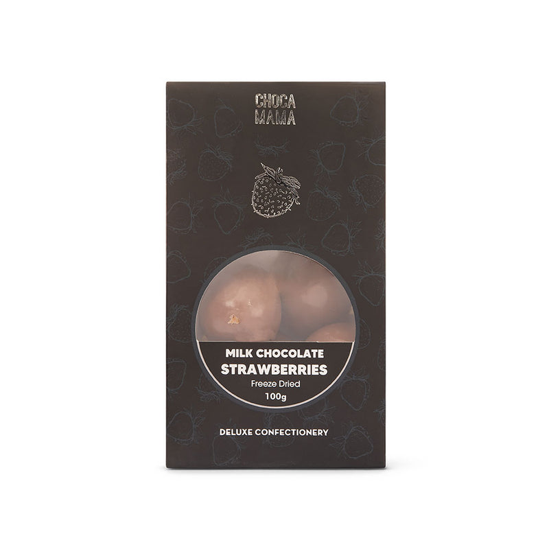 'Chocamama' Milk chocolate Freeze Dried Strawberries