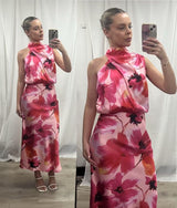 Annabelle High Neck Event Dress