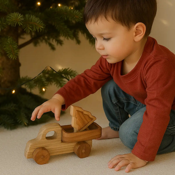 ’Kaya & Co’ Handmade Wooden Christmas Truck