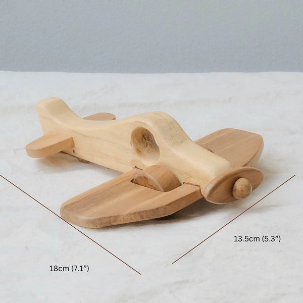 ‘Kayu & Co’ Wooden Plane Toy