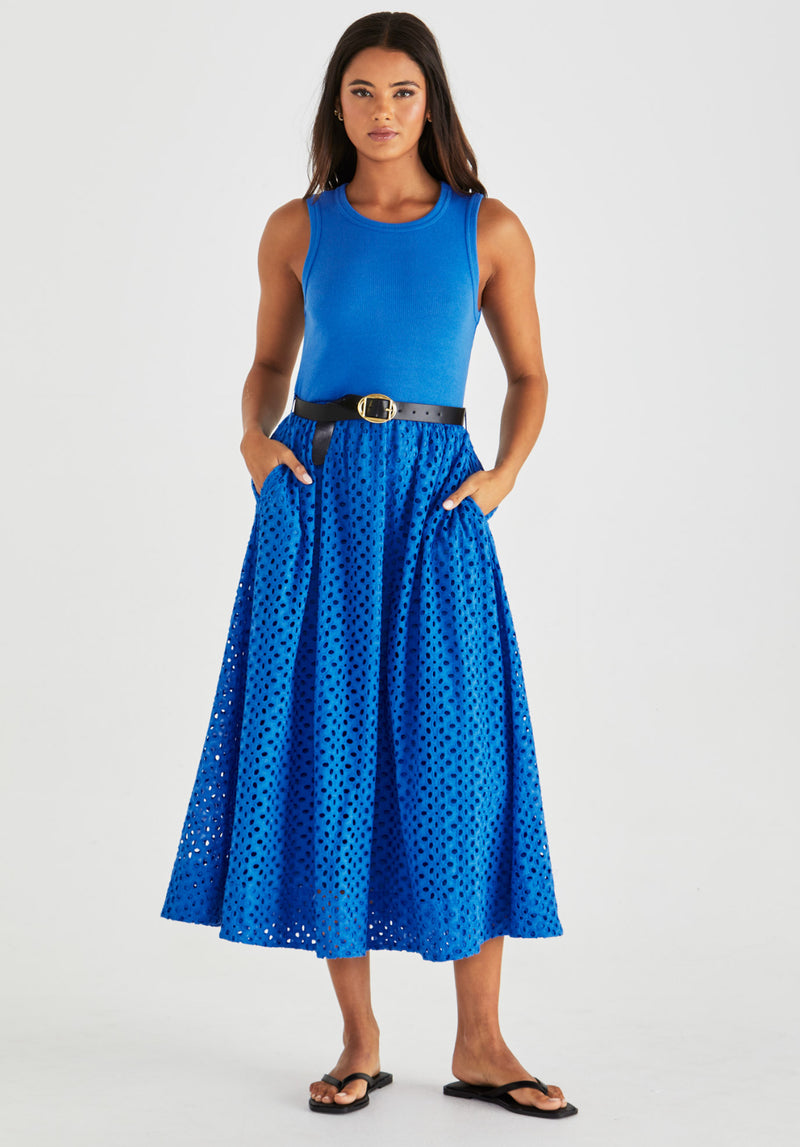 Pattie Dress - Blue