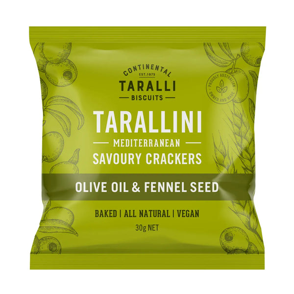 ‘Tarallini’ Olive & Oil & Fennel Seed (30g)