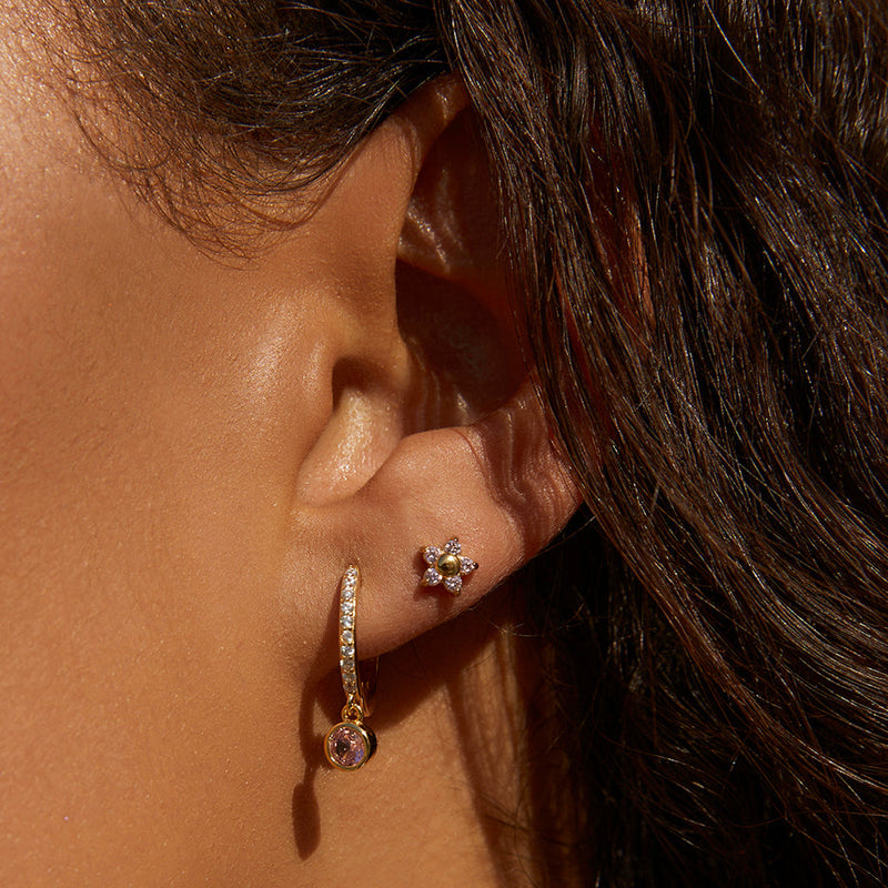 ‘Arms Of Eve’ Gardenia Studs - Rose