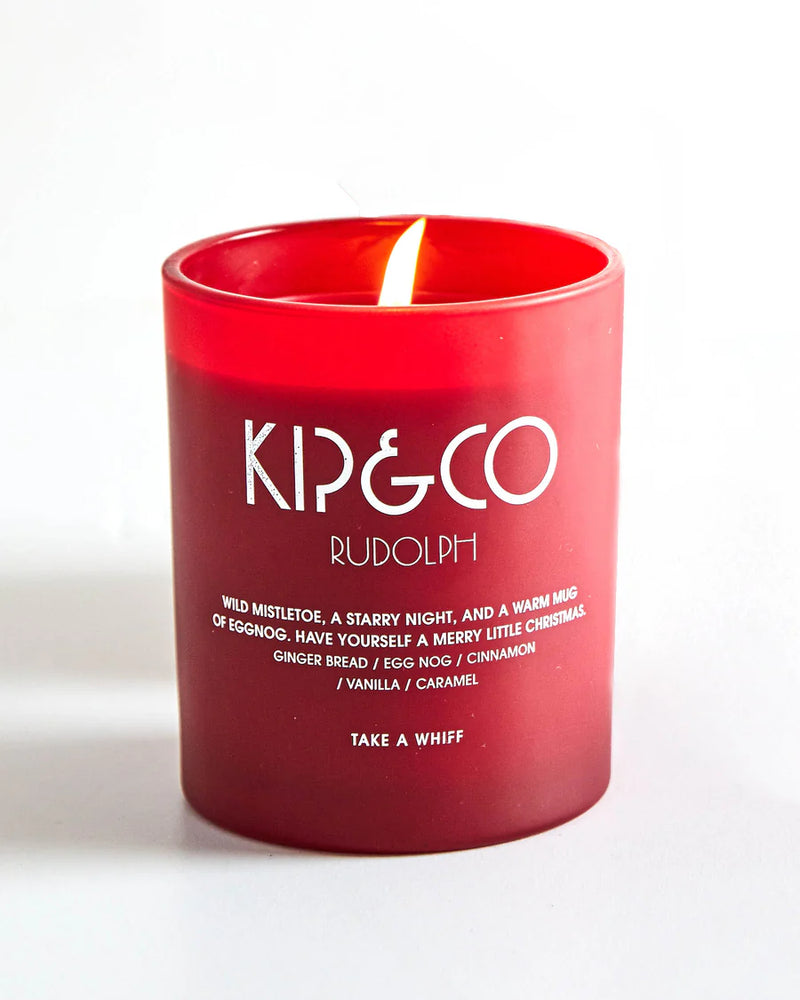 ‘Kip and Co’ Rudolph candle