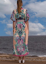 Dali Event Maxi Dress - Cali Pink