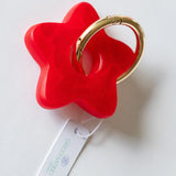 ‘Greenwood Designs’ Star Resin Keyrings - Assorted Colours