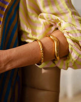 ‘Greenwood Designs’ Alana Hammered Gold Textured Cuff