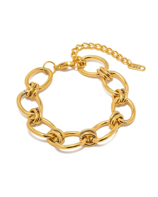 ‘Greenwood’ Designs’ Sybil Gold Link Bracelet