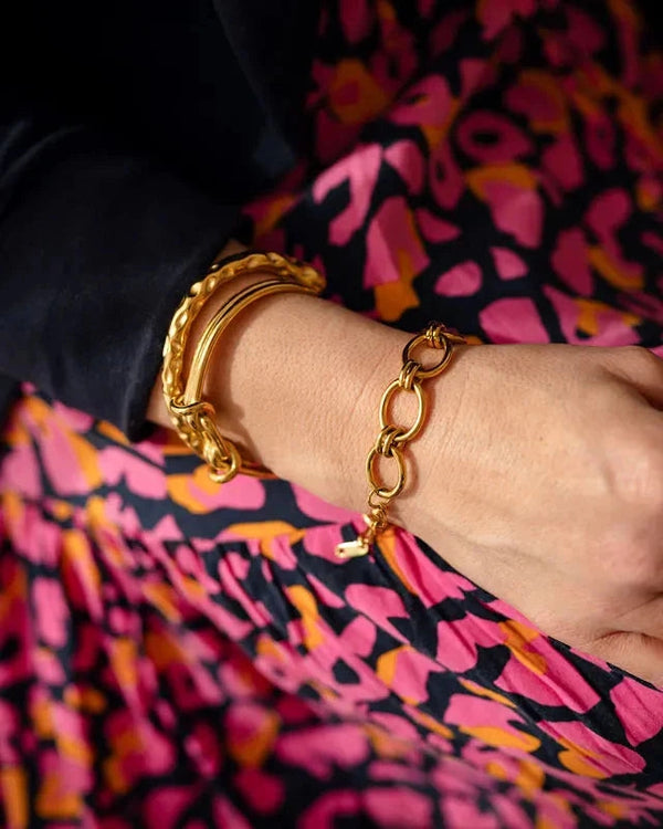‘Greenwood’ Designs’ Sybil Gold Link Bracelet