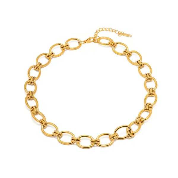 ‘Greenwood Designs’ Sybil Gold Link Chain Necklace