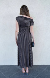 Everlyn Metallic Jersey Dress