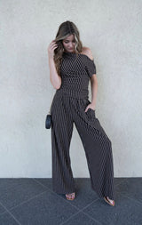 Everlyn Metallic Jersey Top