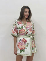 Island Vibe Top and Skort Set