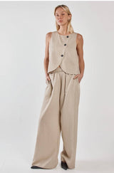 Renee Button Wrap Vest