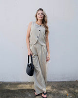 Renee Button Wrap Vest