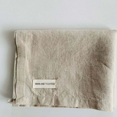‘Mama And Tochter’ French Linen Tea Towels - Assorted – Nature