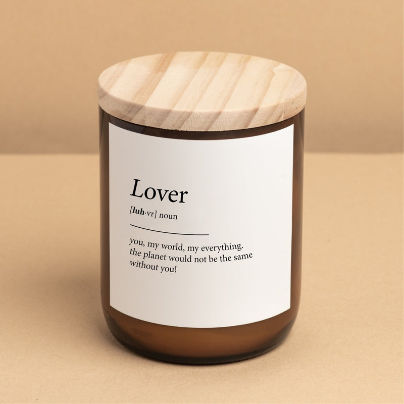 ‘The Commonfolk Collective’ Lover Dictionary Meaning Candle