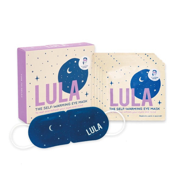 'Lula' Self-Warming Eye Masks - Lavender