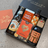 Mexi Man Father's Day gift box with cerveza, taco rub, BBQ sauce and gourmet snacks