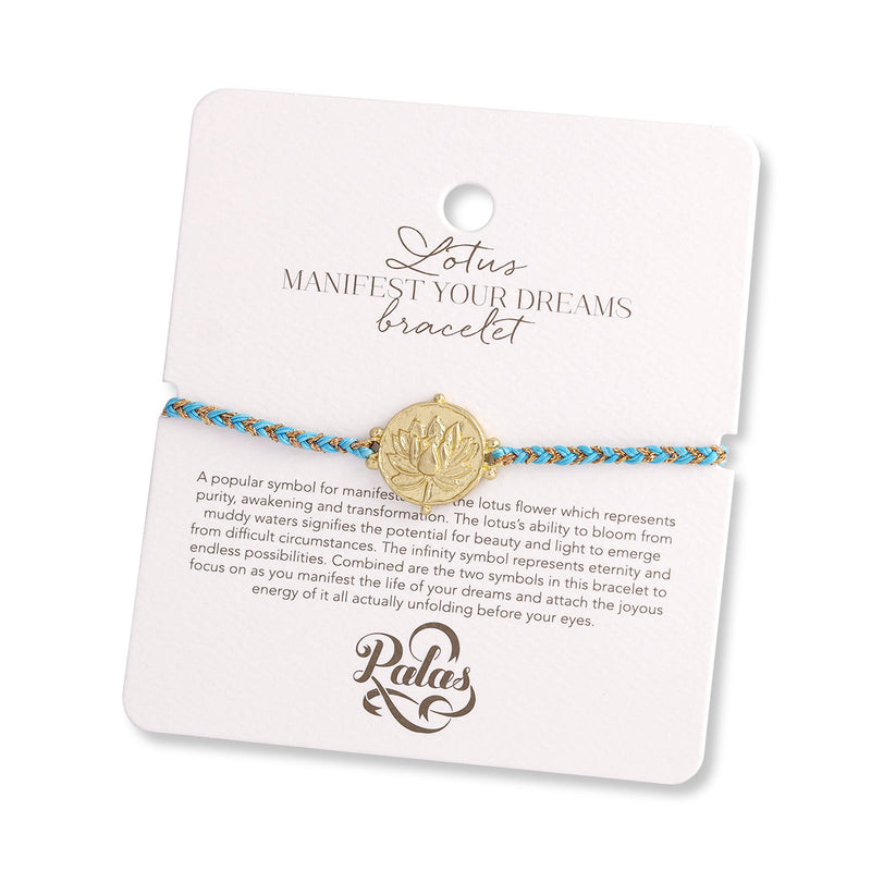 Lotus 'Manifest Your Dreams' Bracelet