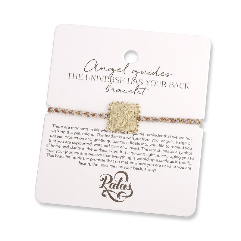 Angel guides ‘the universe has your back’ bracelet