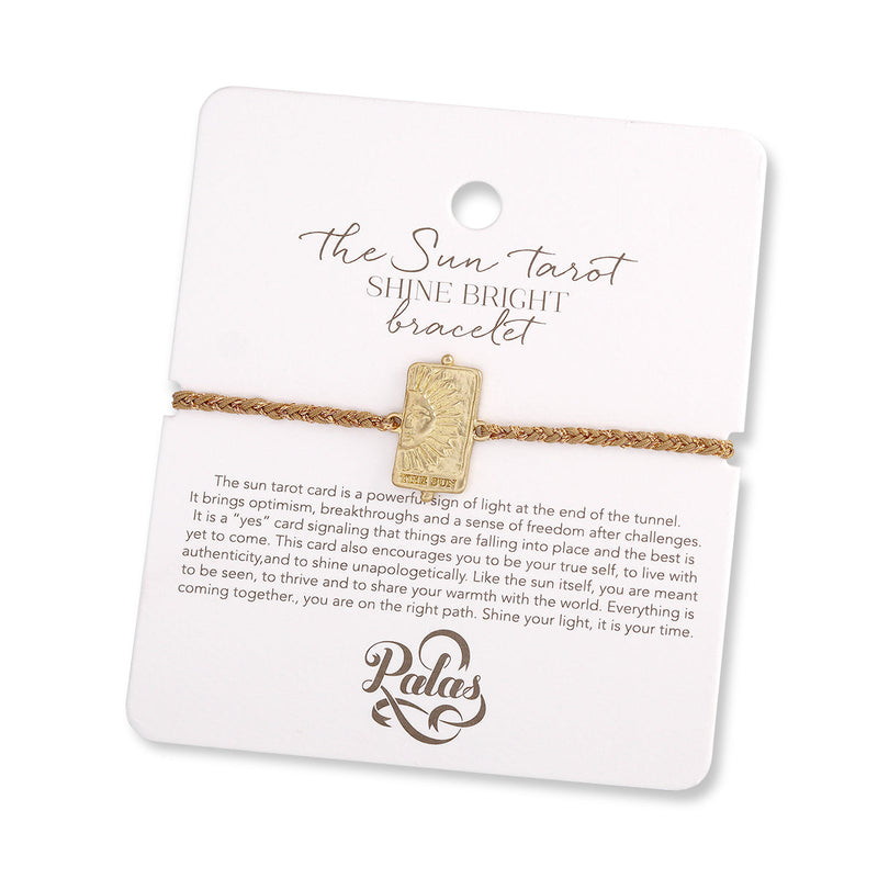 The Sun tarot ‘shine bright' bracelet