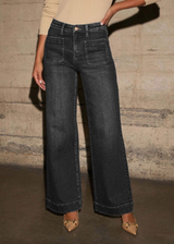 Silo Straight Leg Jeans - Front view