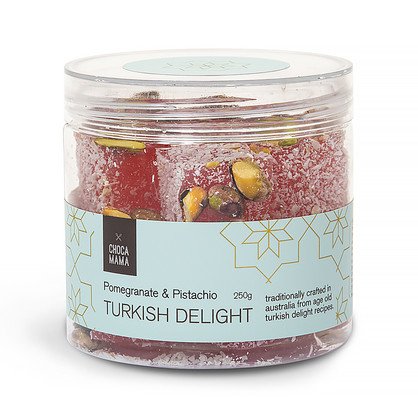 'Chocamama' Pomegranate and Pistachio Turkish Delight