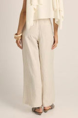 Remi Raffia Pant-Bottoms-Fate and Becker-House of Holabox