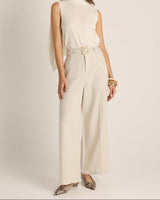 Remi Raffia Pant-Bottoms-Fate and Becker-6-House of Holabox