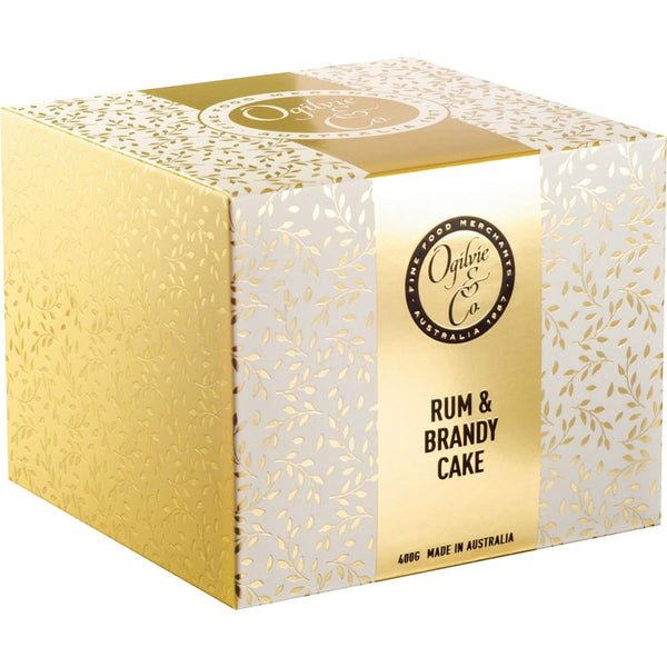 'Ogilvie and Co' Rum and Brandy Cake 400g