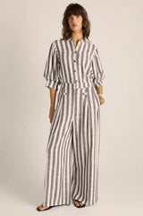 Saskia Pant - Brown Stripe