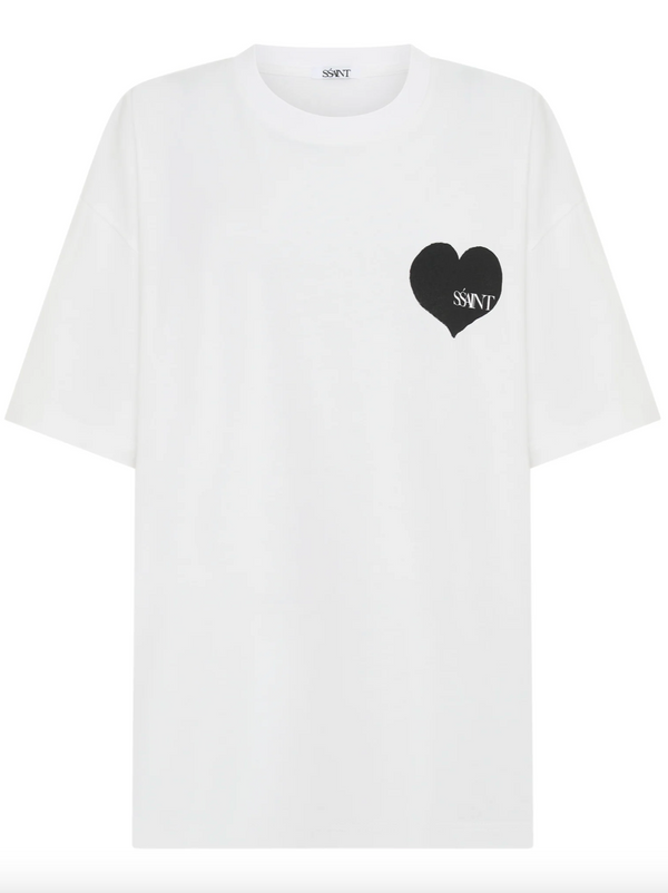 'SŚaint' Heart Tee - Black