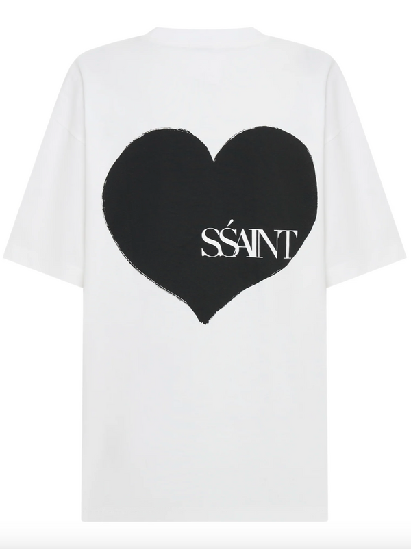 'SŚaint' Heart Tee - Black