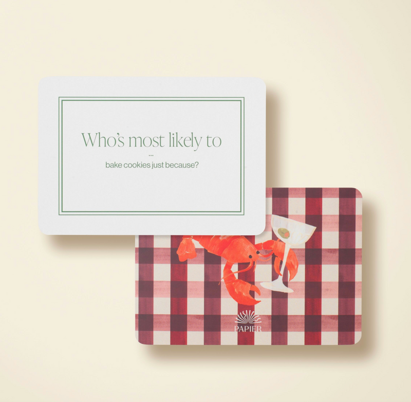 'Papier' Table Stories Dinner Party Cards