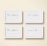 'Papier' Table Stories Dinner Party Cards