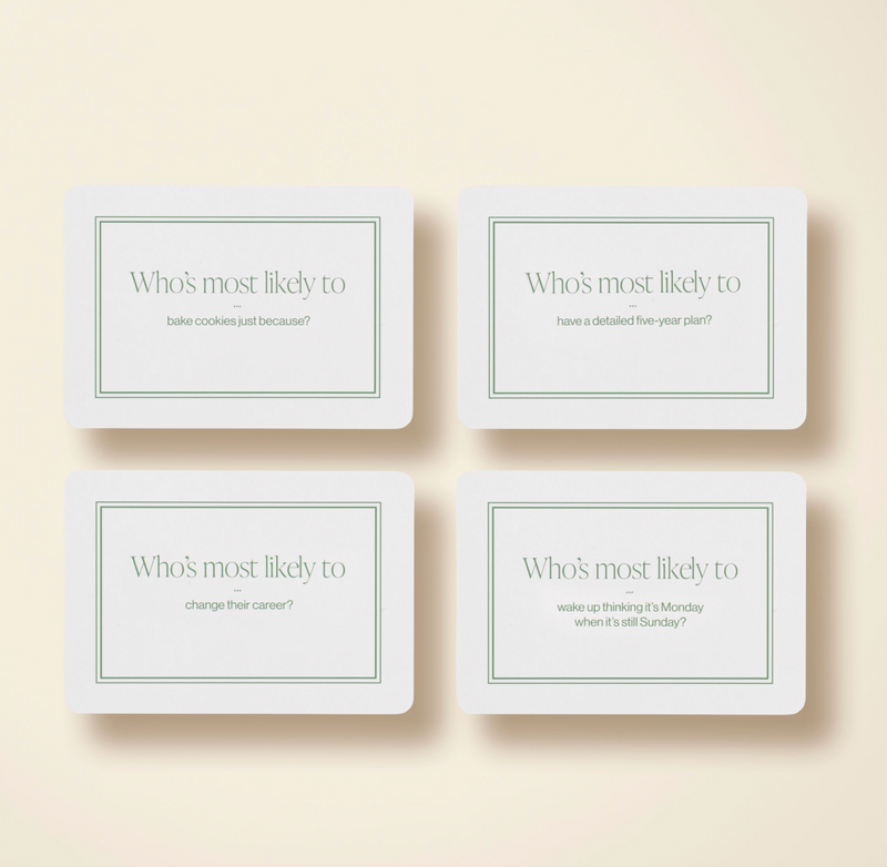 'Papier' Table Stories Dinner Party Cards