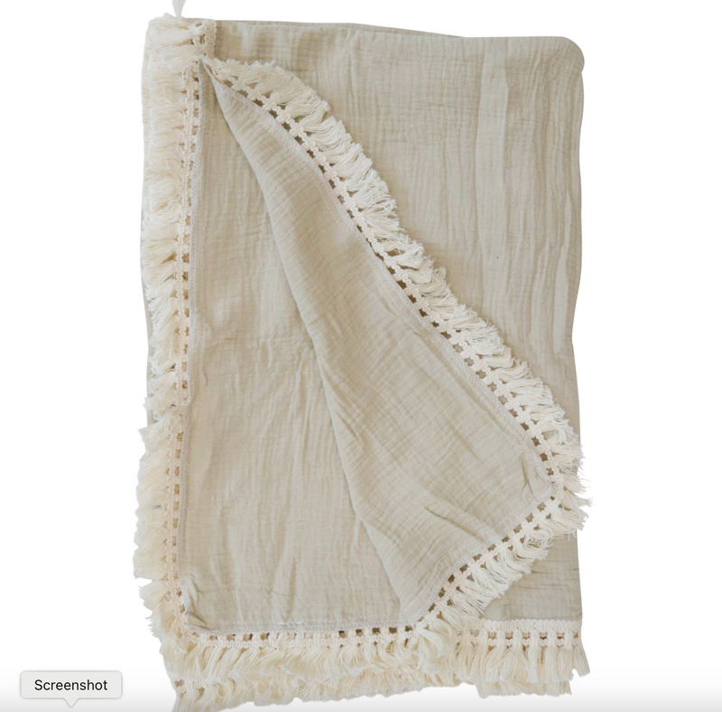 Cotton Baby Throw/Blanket