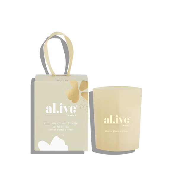 ‘Al.Ive Body’ Golden Wattle and Citrus Candle