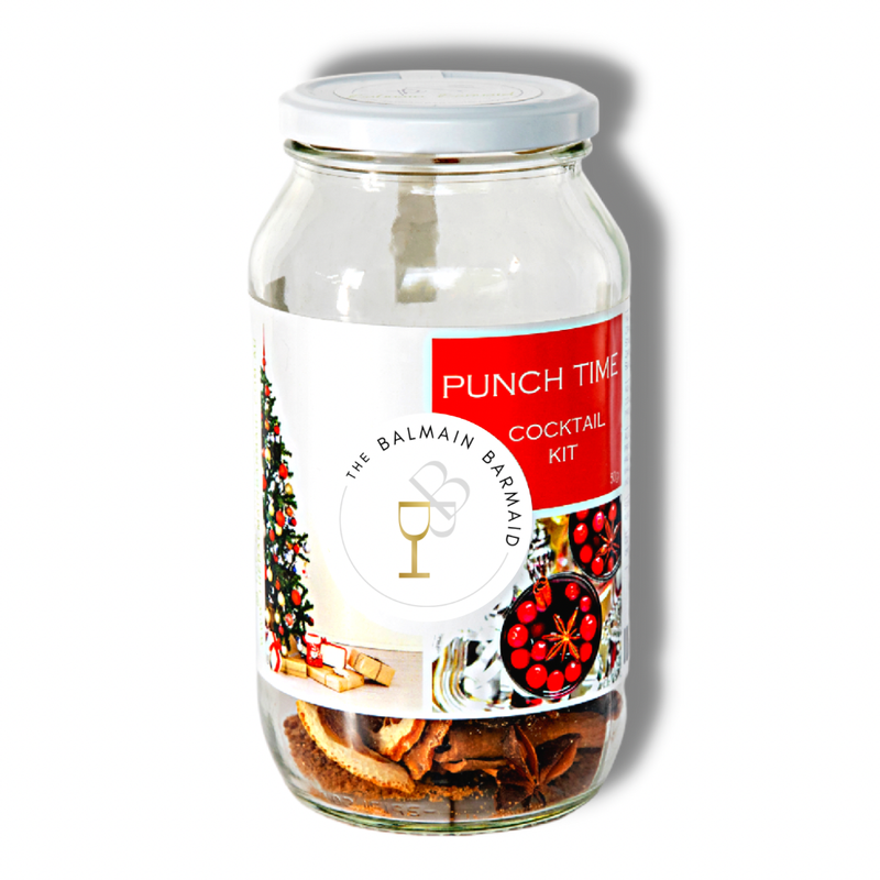 Punch Time Cocktail Kit in a Jar, by The Balmain Barmaid
