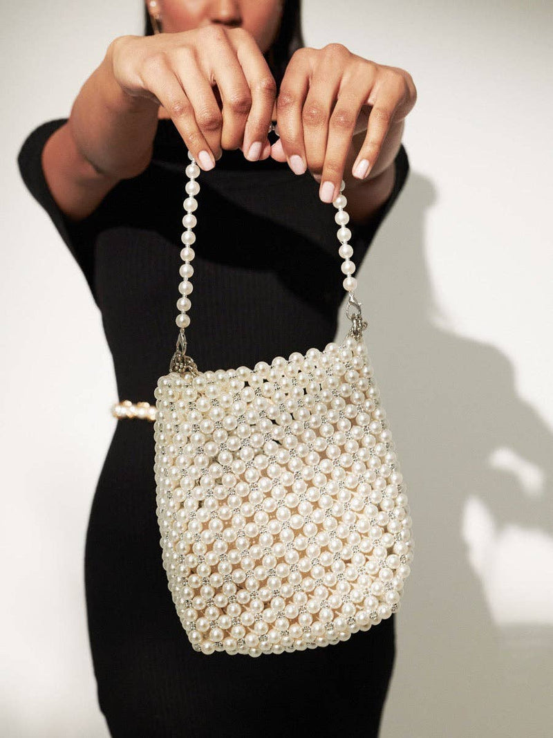 Boba Mini Pearl Bucket Bag