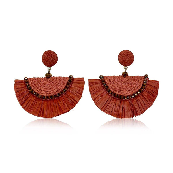 Petra Raffia Earrings