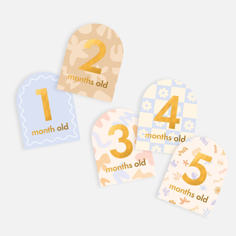 'Fox and Fallow' Baby Milestone Cards Helios