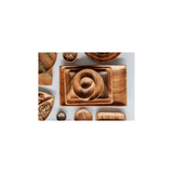 Acacia Swirl Dip Plate-House of Holabox