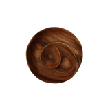 Acacia Swirl Dip Plate-House of Holabox