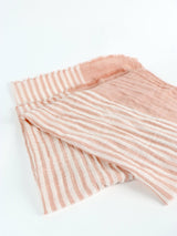 Pink Stripe Cotton Sarong Scarf