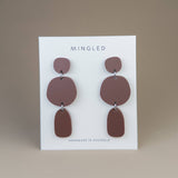 Petra | Statement Earrings - Nutmeg Brown